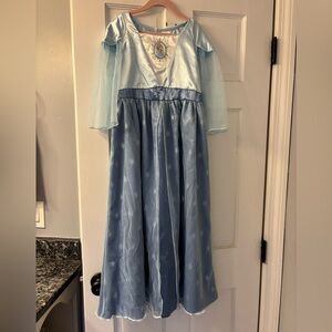 Disney Ice Blue Dress with Frozen Elsa Princess